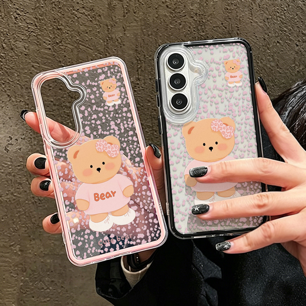 Phone Cases Oneplus - Cute Bear Two-in-one Phone Case For