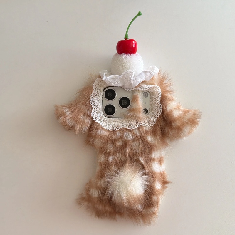 Phone Cases Iphone 17 - Soft Plush Rabbit Phone Case For