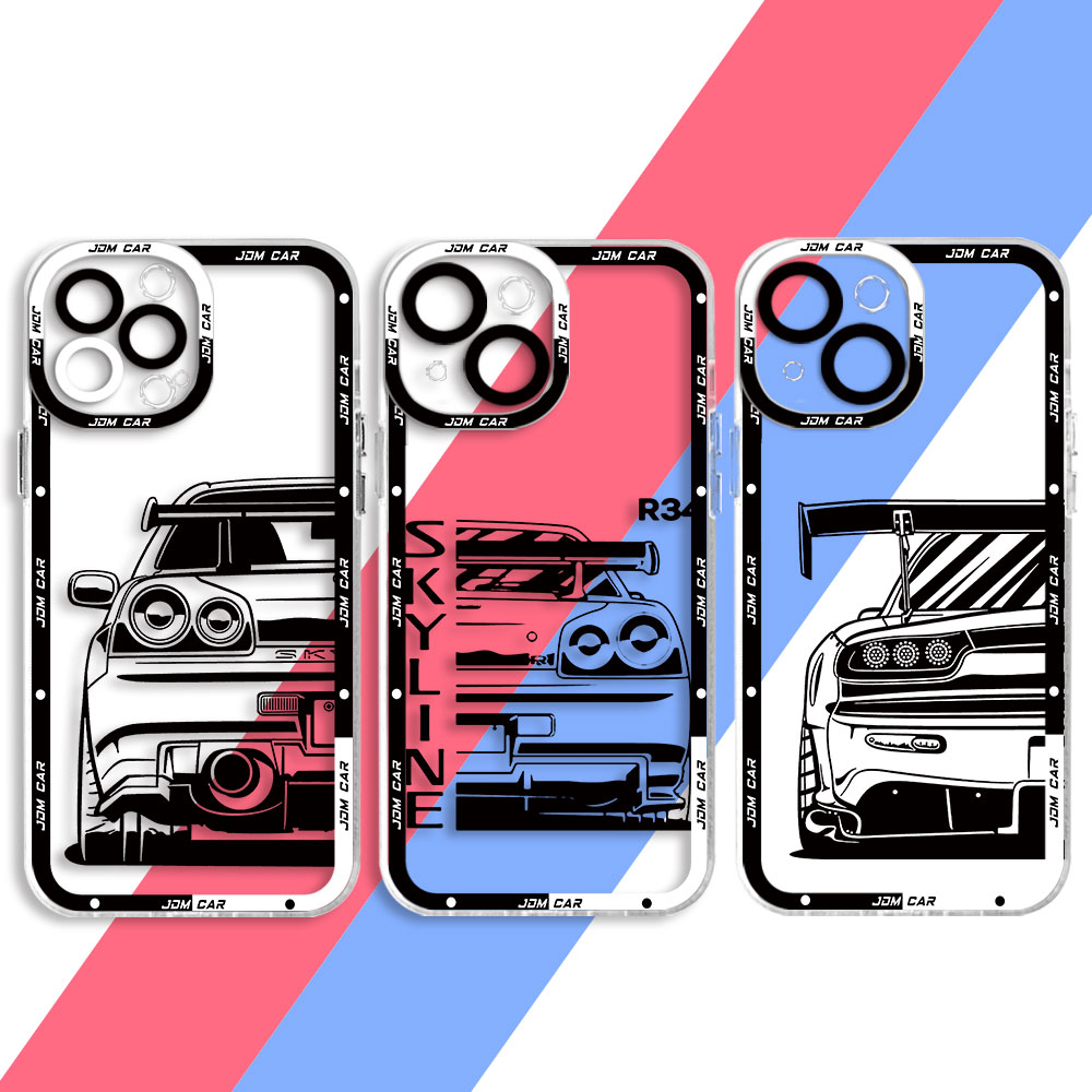 Phone Cases Near Me - JDM Dream Car Clear Silicone Case