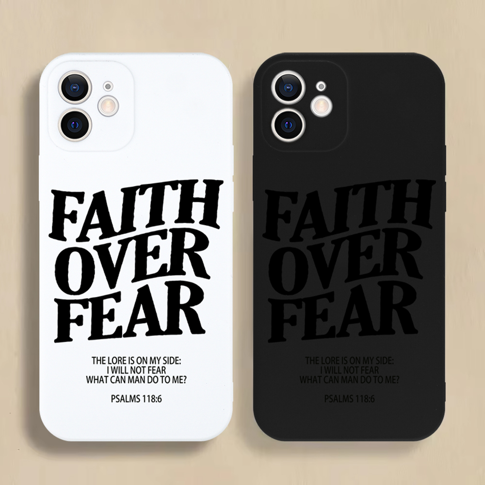 Phone Cases Jesus - High Quality Faith Over Fear Comfortable