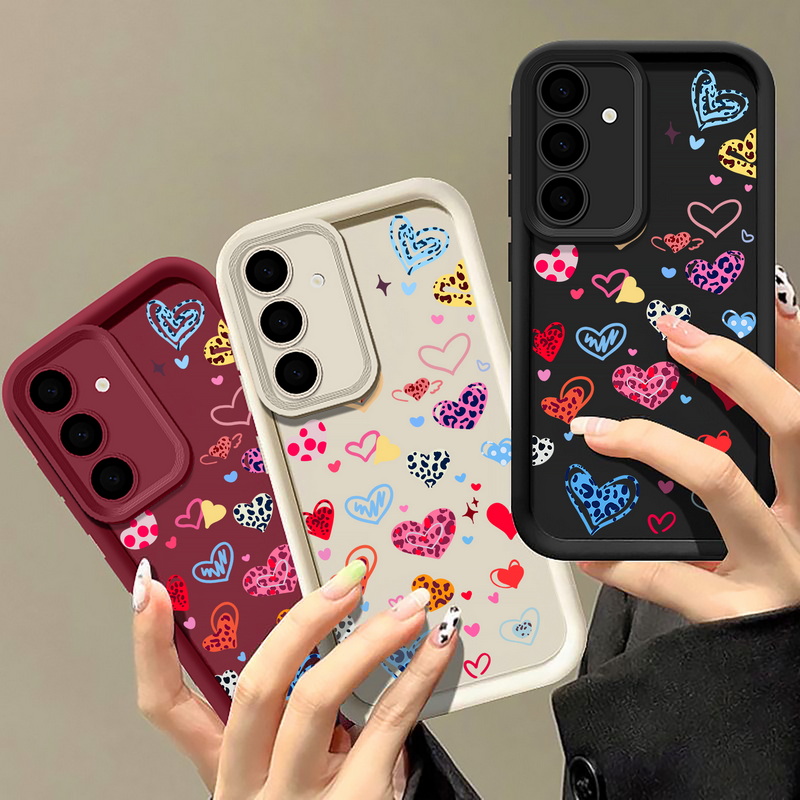Colorful Heart Pattern Phone C - огляд і ціна Phone Cases Galaxy A17