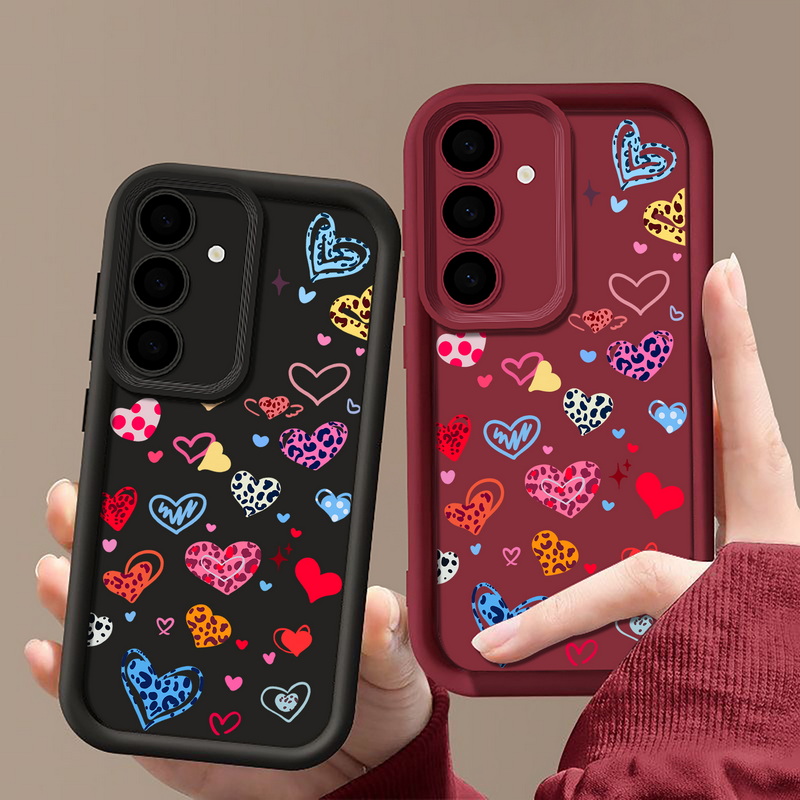 Colorful Heart Pattern Phone C - огляд і ціна Phone Cases Galaxy A17