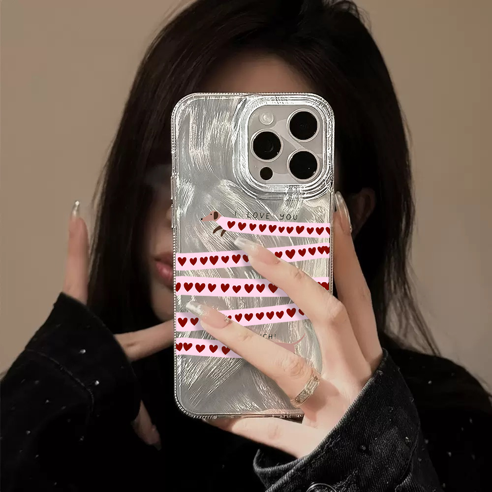 Cute Dachshund Silk Texture Ph - огляд і ціна Phone Cases For Samsung