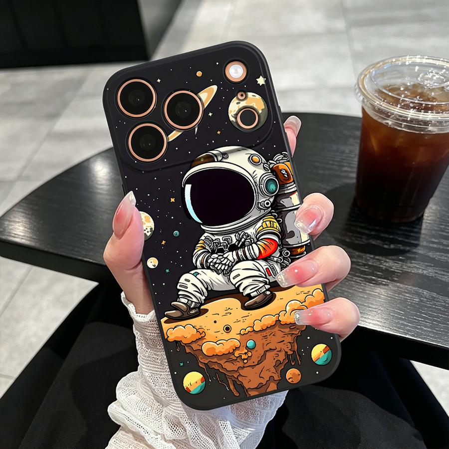 Planet Cartoon Astronaut Case  - огляд і ціна Phone Cases Near Me