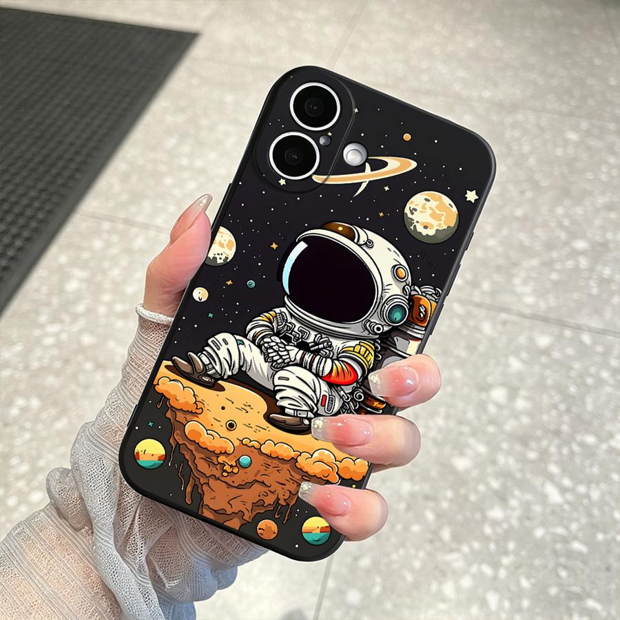 Planet Cartoon Astronaut Case  - огляд і ціна Phone Cases Near Me