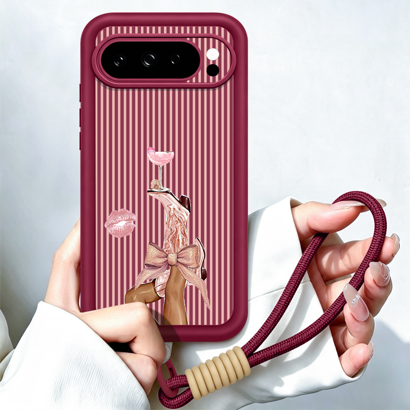 Striped Wine Glass Pattern Lan - огляд і ціна Google Pixel 9 Pro