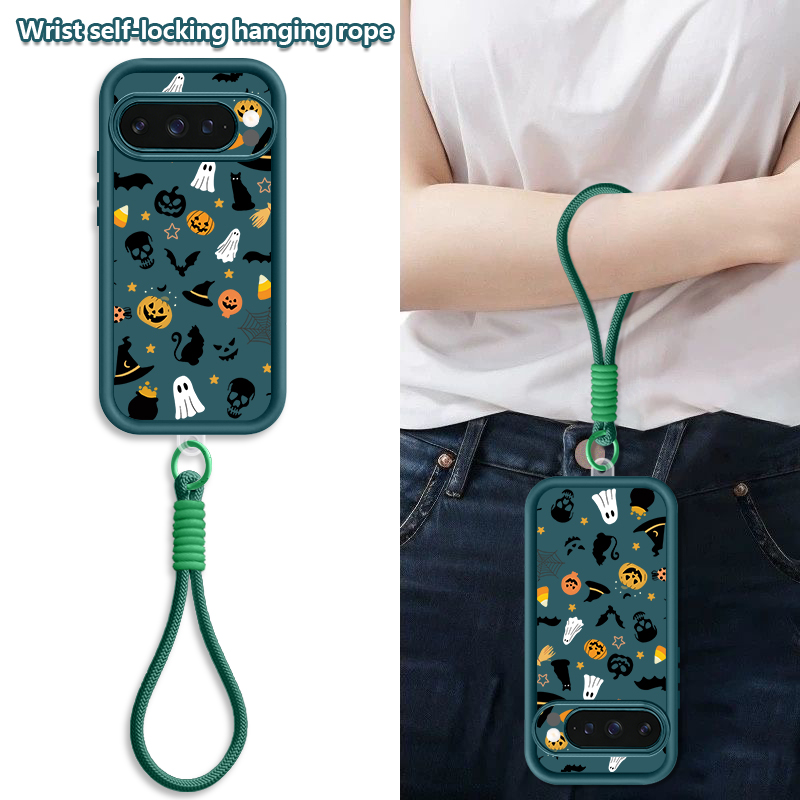 Cartoon Halloween Pattern Lany - огляд і ціна Google Pixel 9 Pro