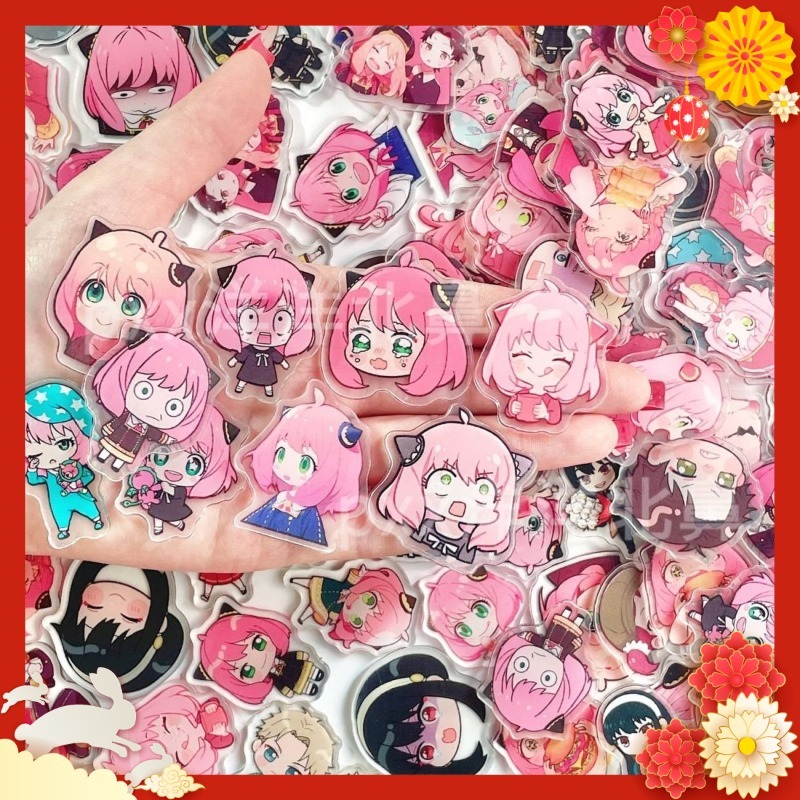 100Pcs 2cm Spy‑themed Acrylic  - огляд і ціна Phone Cases With Charms