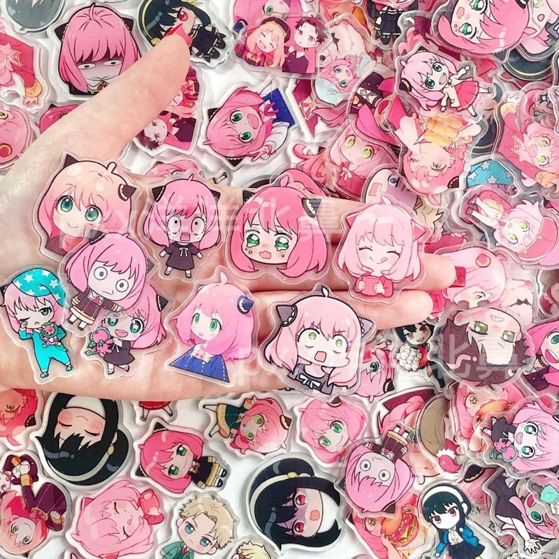 100Pcs 2cm Spy‑themed Acrylic  - огляд і ціна Phone Cases With Charms