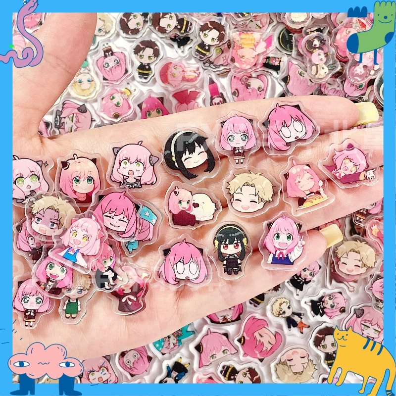 100Pcs 2cm Spy‑themed Acrylic  - огляд і ціна Phone Cases With Charms