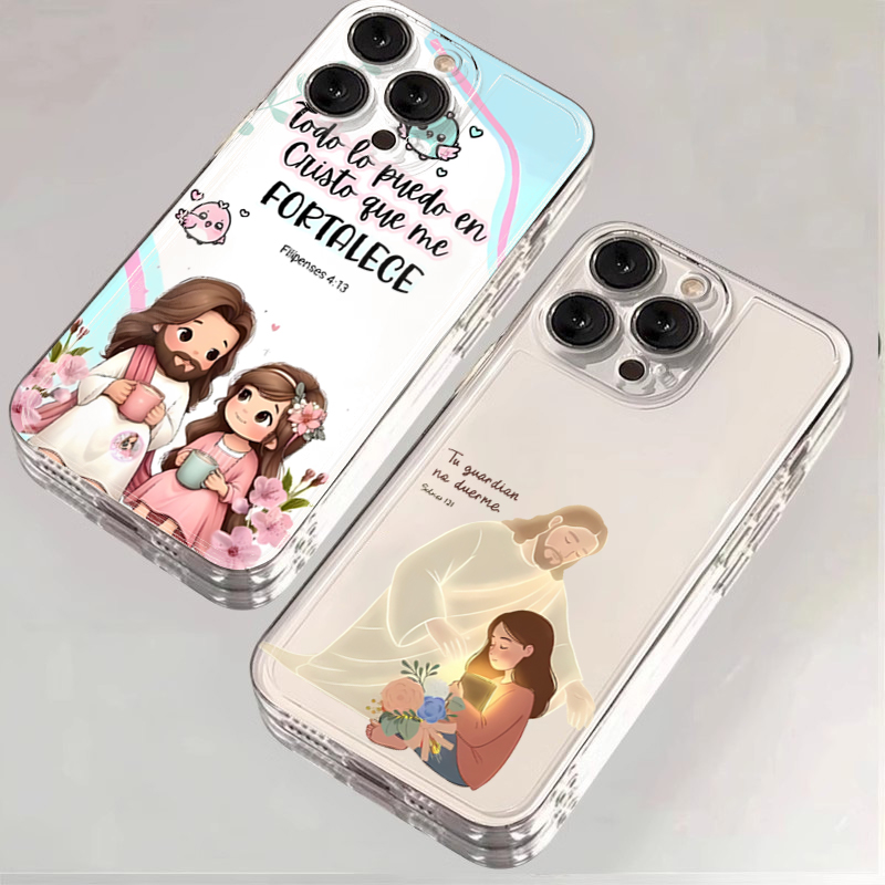 Cartoon Jesus And Me Bible Ver - огляд і ціна Phone Cases Jesus
