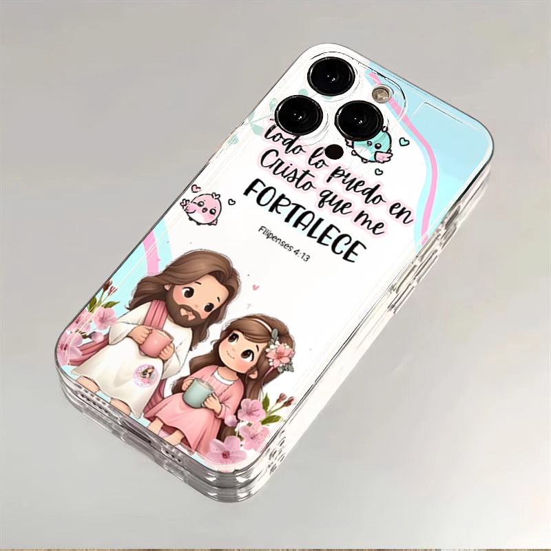 Cartoon Jesus And Me Bible Ver - огляд і ціна Phone Cases Jesus