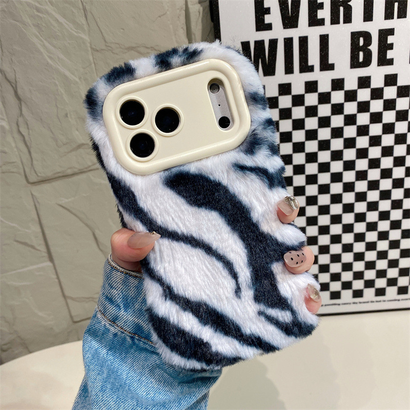 Luxury Zebra Pattern Fluffy Pl - огляд і ціна Phone Cases Iphone 17