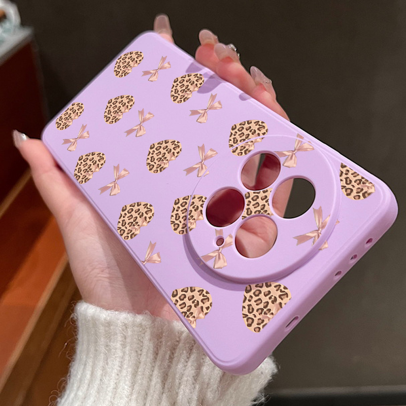 Leopard Print Hearts Bow Soft  - огляд і ціна Phone Cases Oneplus