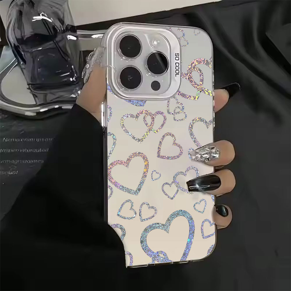 Colorful Heart Print Case For  - огляд і ціна Phone Cases Iphone 17