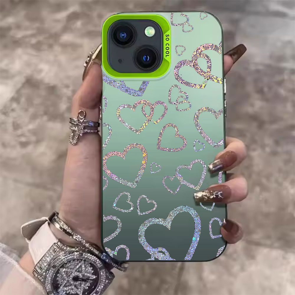 Colorful Heart Print Case For  - огляд і ціна Phone Cases Iphone 17