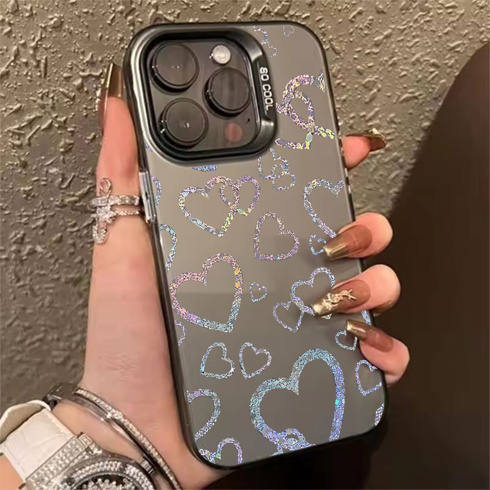 Colorful Heart Print Case For  - огляд і ціна Phone Cases Iphone 17