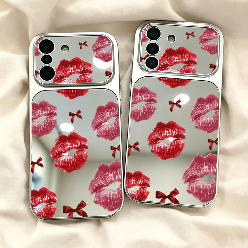 Bow Red Lips Pattern Mirror Ph - огляд і ціна Phone Cases For Samsung