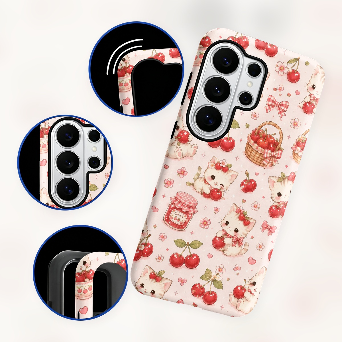 Cute Kitten Cherry Pattern 2-i - огляд і ціна Phone Cases Galaxy A17