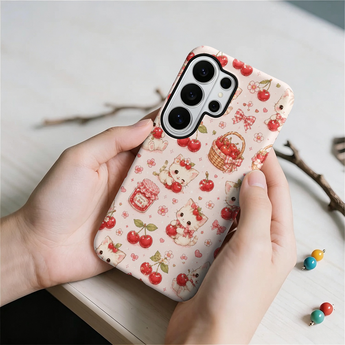 Cute Kitten Cherry Pattern 2-i - огляд і ціна Phone Cases Galaxy A17