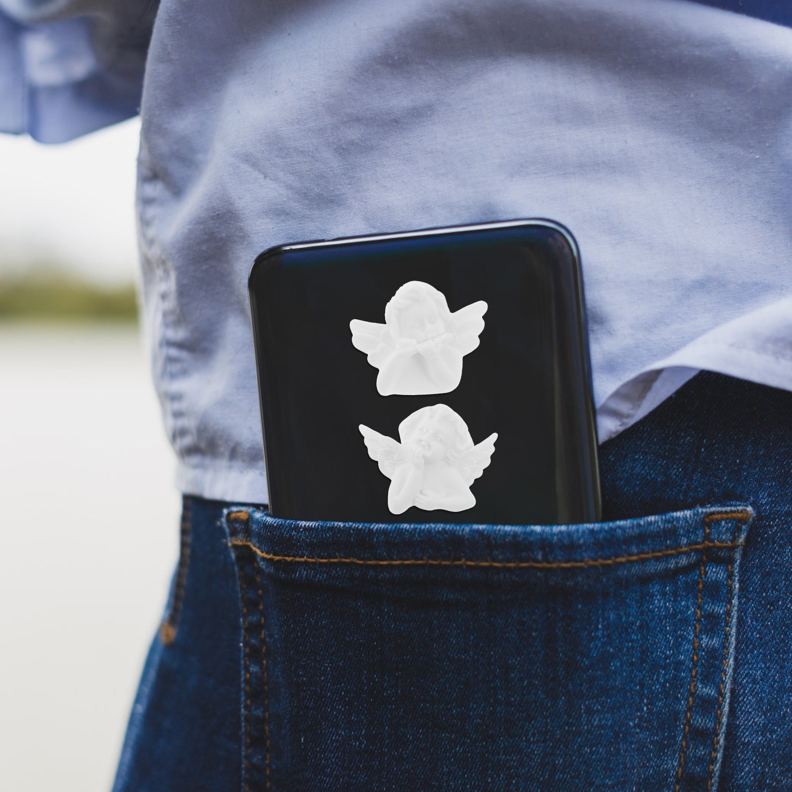 30 Mini Resin Angel Phone Case - огляд і ціна Phone Cases With Charms