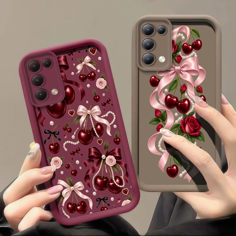 Cartoon Cherry Bow Pattern Pho - огляд і ціна Phone Cases Oneplus