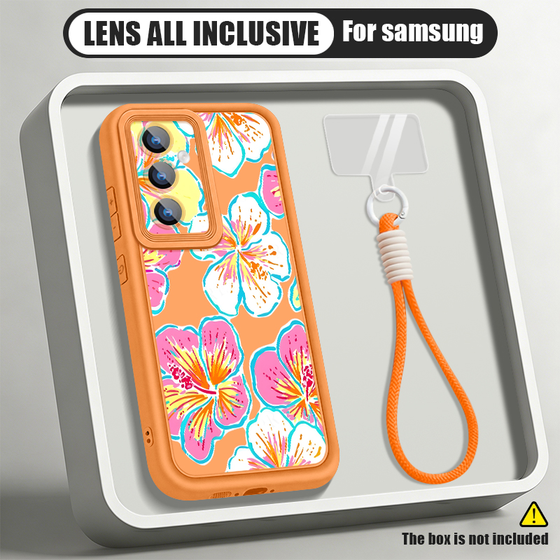 Flower Pattern Lanyard Phone C - огляд і ціна Phone Cases Galaxy A17